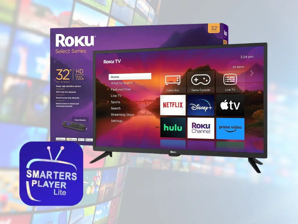 how to add iptv smarters to roku tv